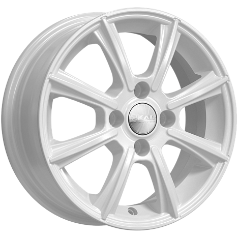 Скад Монако Белый 4*98 5.5xR14 ET38 DIA58.6