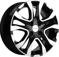 Khomen KHW1503 Black-FP 4*100 6xR15 ET40 DIA60.1